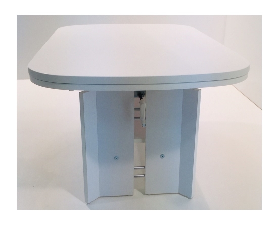 Couchtisch Jupiter | Dekor Weiß | ausziehbar + höhenverstellbar | B/T/H 107-156 x 67 x 52-62 cm